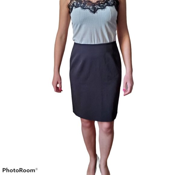 Simon Chang Black Pencil Skirt - Picture 1 of 2